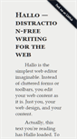Mobile Screenshot of hallojs.org